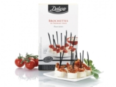 Brochettes de fromage frais