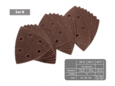Feuilles abrasives pour ponceuse