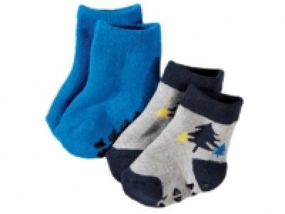 2 paires de socquettes antidérapantes bébé