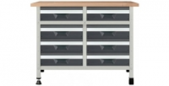 Etabli préconfiguré 113cm WOLFCRAFT 8 tiroirs M