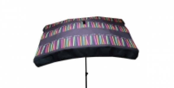 Parasol rectangle Mikado 200x140 cm Multi couleurs