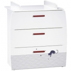 Commode 2 portes + table &agrave; langer amovible MALICE 279.00&nbsp;&euro;