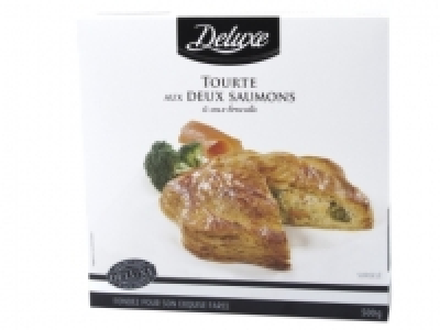 Tourte aux 2 saumons et aux brocolis