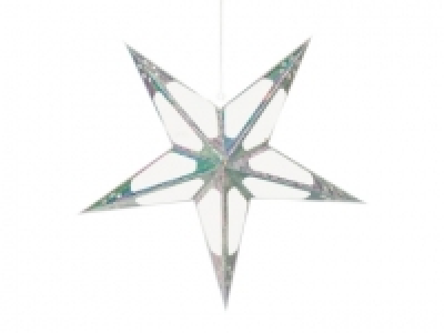 Etoile lumineuse &agrave; effet holographique