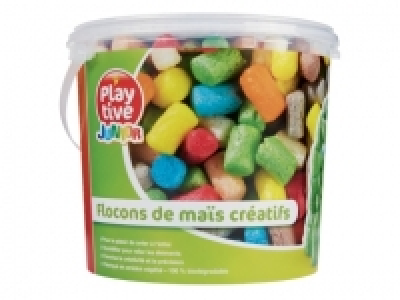 Flocons de ma&iuml;s cr&eacute;atifs