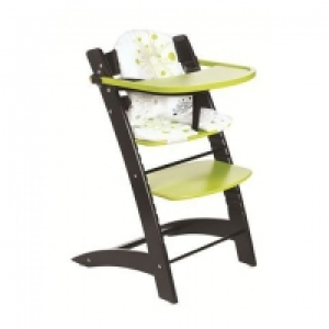 BADABULLE Chaise haute &eacute;volutive en bois