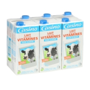 Lait demi-écrémé 6x1L 5.88 €