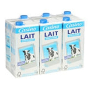 Lait demi-écrémé 6x1L 5.10 €