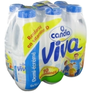 Lait demi-écrémé - Viva 6x1L 8.04 €