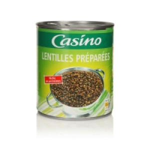 Lentilles préparées 530g 1.12 €