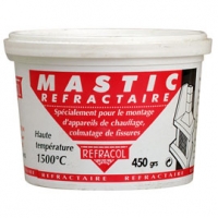 Castorama  Mastic réfractaire 450 g