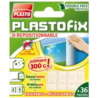 Castorama Plasto Plastofix® Pate Adhesive Futée blanc 36 pastilles