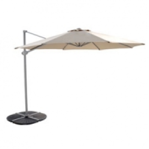 Castorama Blooma Parasol Mayen déporté ø300 cm taupe