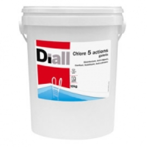 Chlore 5 actions galets 10kg 70.95 €