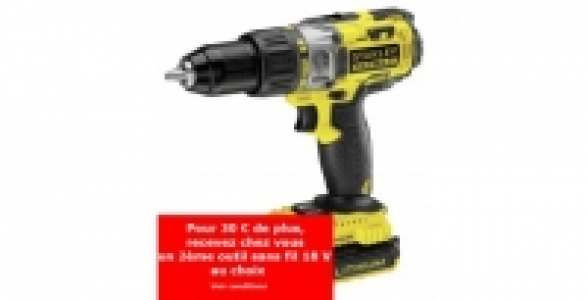 Perceuse à percussion 18V lithium STANLEY FATMAX 199.99 €