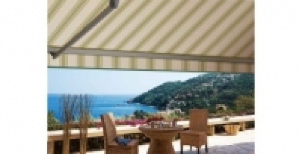 Store banne manuel semi coffre 4 x 3 m TECHSUN Olivier