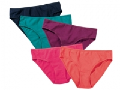 5 hipsters, strings ou slips taille basse femme