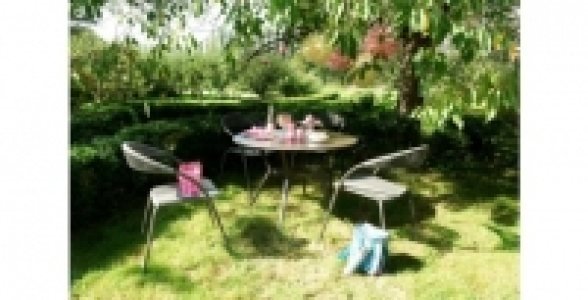 Bricomarche  Salon de jardin en acier galvanisé Ferrori