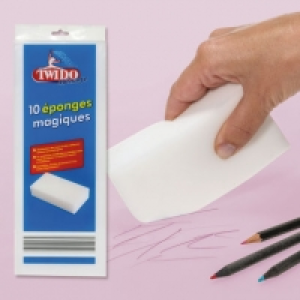 Twido Menage® Lot de 10 éponges magiques