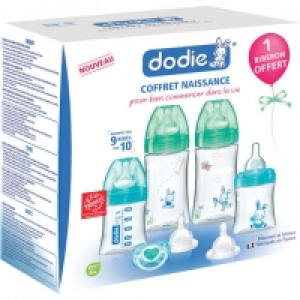 DODIE Coffret Naissance 4 biberons, 2 tétines et 1 sucette