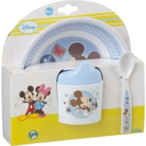 MICKEY Coffret repas mélaminé MICKEY