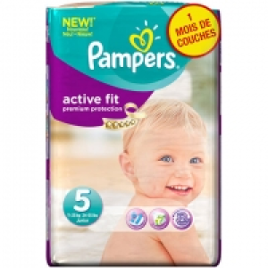 PAMPERS Active Fit Couches Pack Economique X136 Taille 5 (11-25 kg)