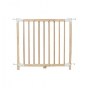 BADABULLE Barri&egrave;re en bois Naturela 69.5 &agrave; 106.5 cm