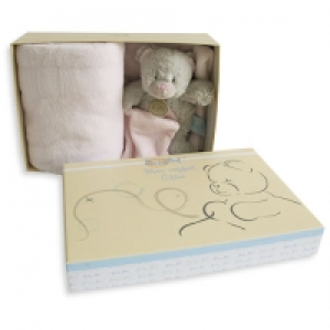 BABYNAT Boite cadeau doudou + couverture polaire