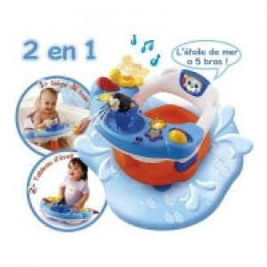 VTECH Siege de bain interactif 2en1