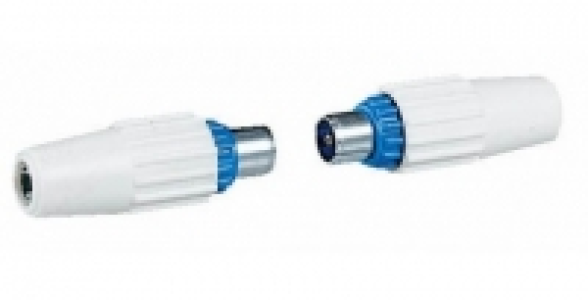 Fiche TV coaxiale males + 1 femelle LEGRAND diametre 9,5 mm