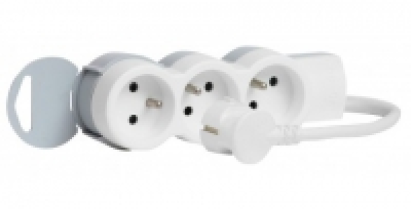 Rallonge multiprises de 3 prises 2 ples+terre avec cordon 3ml LEGRAND 12.91 €