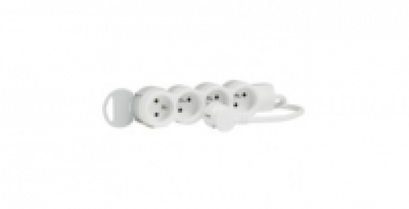 Rallonge multiprises de 4 prises 2 ples+terre LEGRAND avc cordon