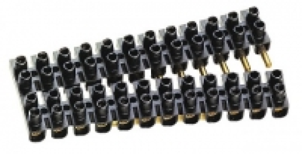 Borne de raccordement 2X12 bornes Suprem LEGRAND noire 6mm