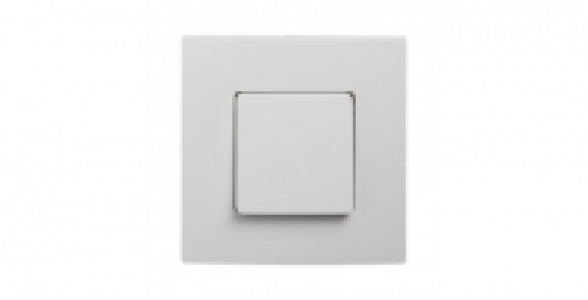Bricomarche  Bouton poussoir blanc à encastrer BRICELEC