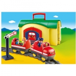 PLAYMOBIL 6783 Train avec gare transportable