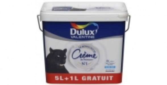 Peinture monocouche blanc mat 5L+1 L DULUX VALENTINE Crème de Peinture 64.95 €