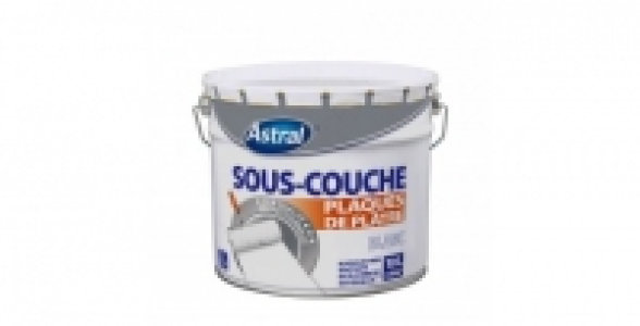 Sous-couche plaque de plâtre blanc 10 L ASTRAL
