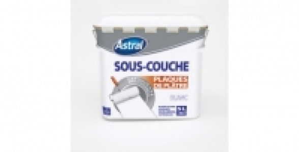 Sous-couche plaque de plâtre blanc 5 L ASTRAL