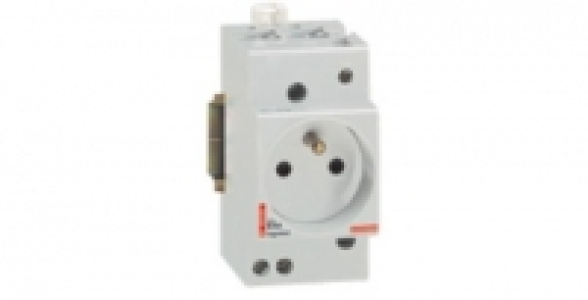 Prise électrique 2 pôles + Terre modulaire 2 ,5 modules LEGRAND