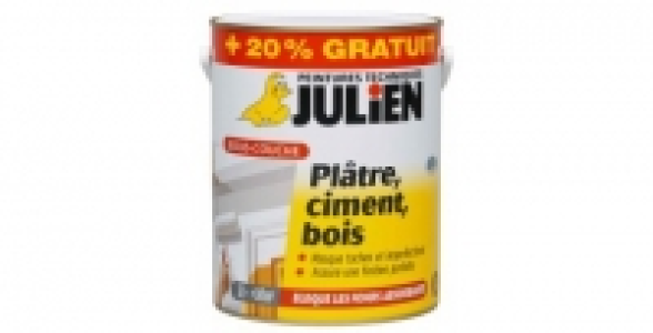 Sous-couche intérieur blanc mat 2,5 L + 20% GRATUIT JULIEN J4