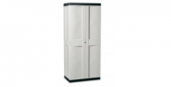 Armoire 2 portes 4 etagèresTop Line L Toomax gris