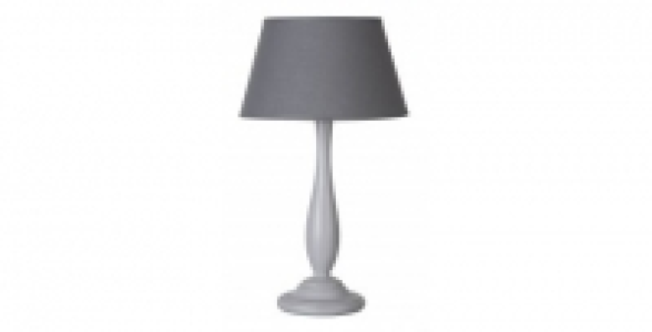 Lampe bougeoir résine COREP Lea grise