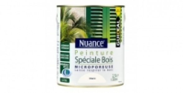 Peinture spéciale bois microporeuse 2,5L blanc satin NUANCE