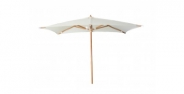 Parasol delux bois FSC écru 2x3m