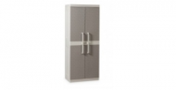 Armoire 2 portes Rattan Line M Toomax gris