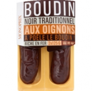 Boudins noirs aux oignons 2.26 €