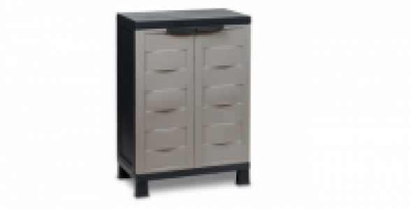 Meuble bas 2 portes Amibition Line S Toomax gris