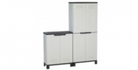 Lot darmoires de rangement haute et basse ALLIBERT AirSpire
