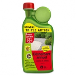 Castorama Bayer Désherbant annuel cours et allées 800 ml