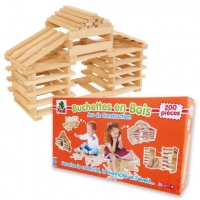 Aldi Playland® 200 Bûchettes de construction en bois